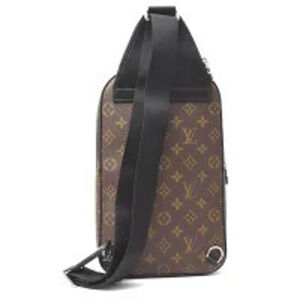 Louis Vuitton Monogram Body Brown Bag Avenue Macassar Sling